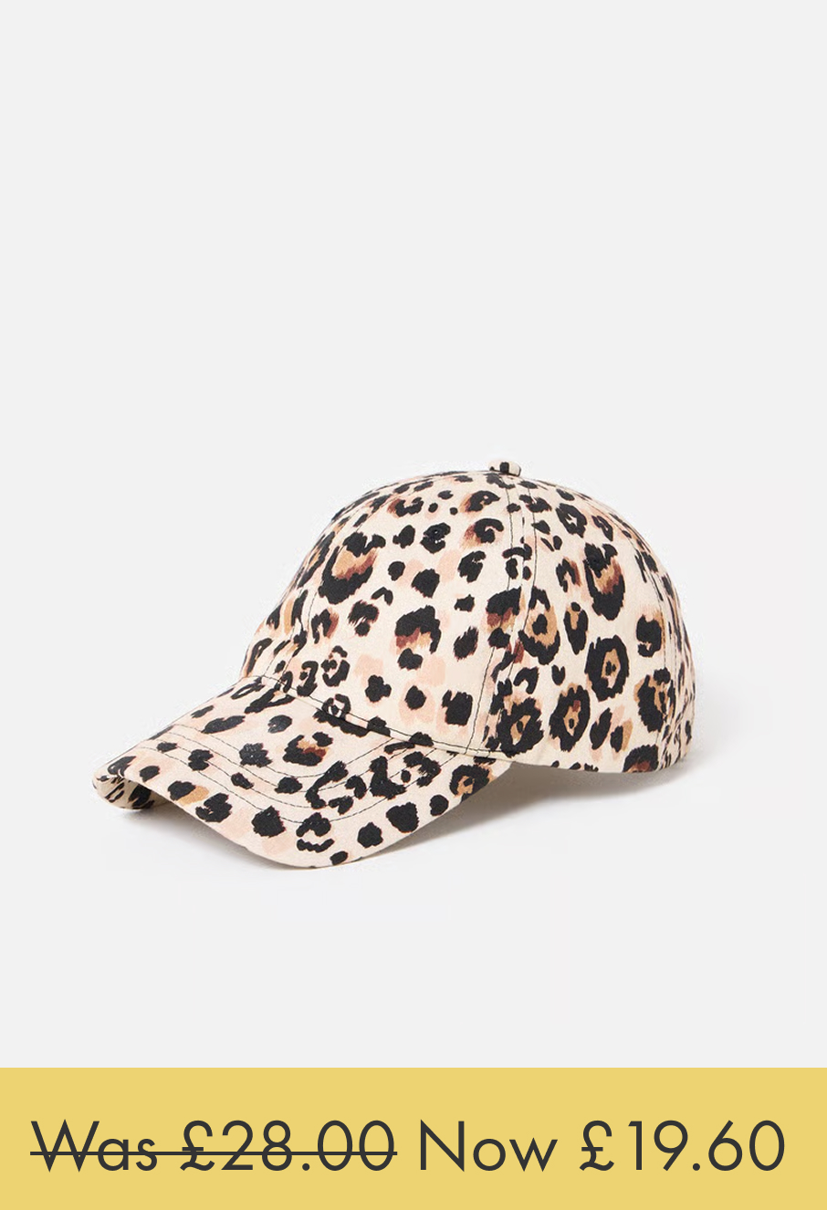 Brown Leopard Print Cap